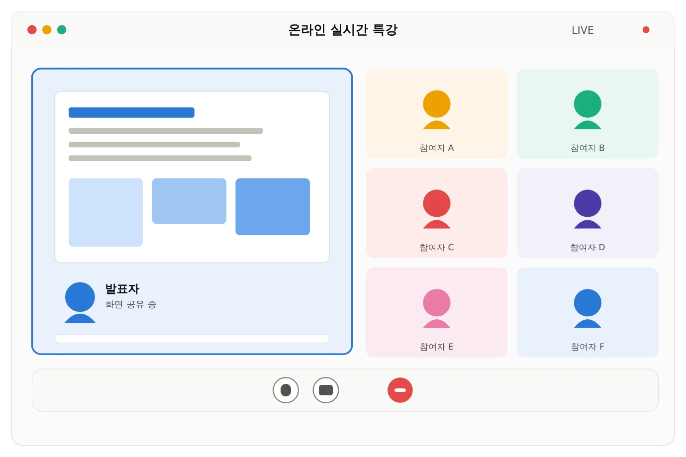 온라인 실시간 현직자 특강 화면